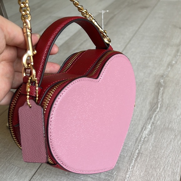 Coach Heart Crossbody In Colorblock & Charm - Picture 11 of 16